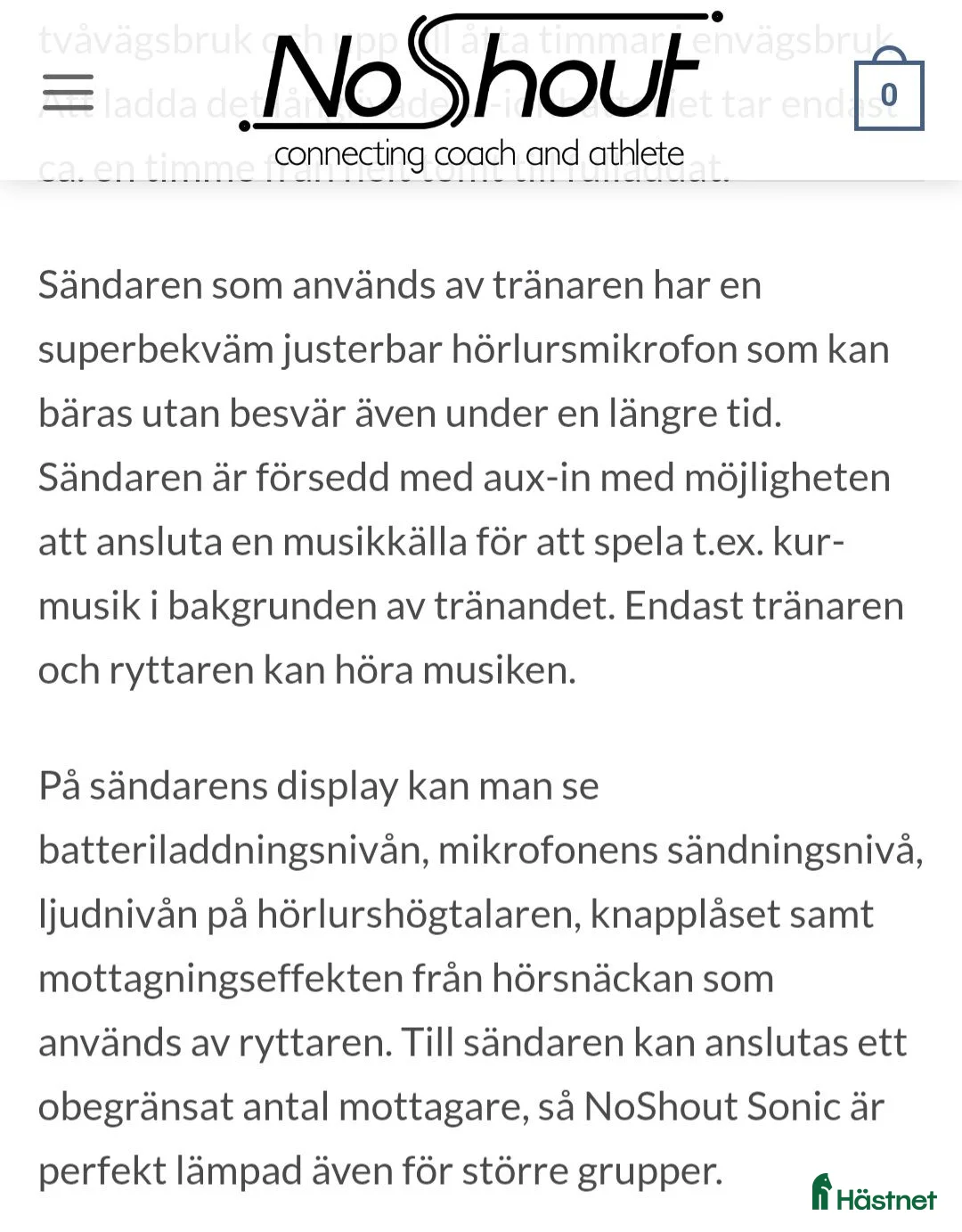 Övrig Ryttarutrustning ryttarutrustning till salu: NoShout system i Eskilstuna - Annons 4