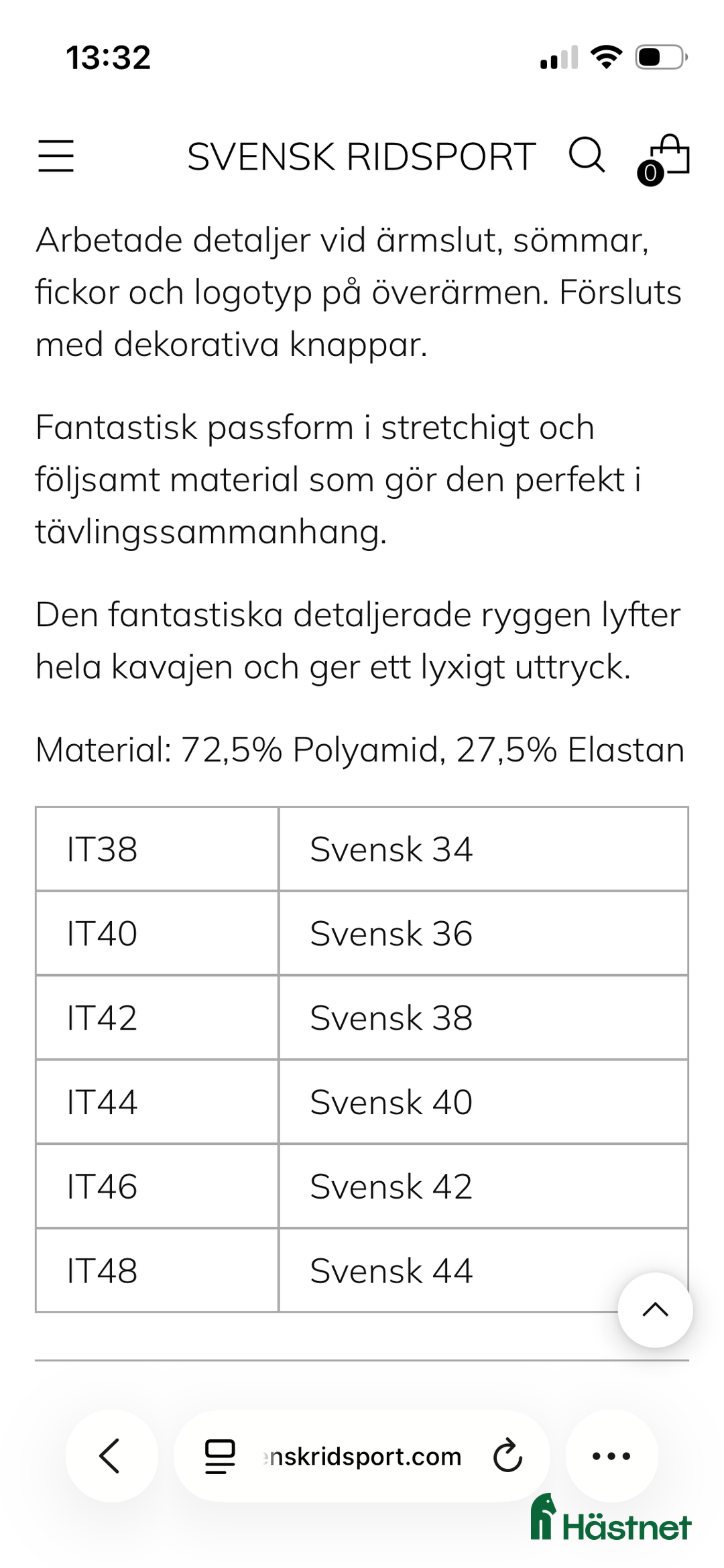 Jackor & Kavajer ryttarutrustning till salu: Tävlingskavaj i Umeå - Annons 8