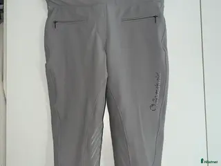 Ridbyxor ryttarutrustning till salu: Ljusgråa Samshield ridbyxor - Annons 6