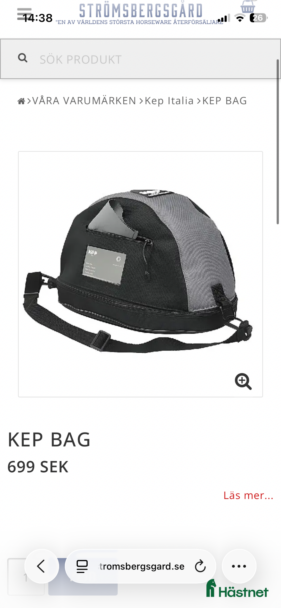 Övrig Ryttarutrustning ryttarutrustning till salu: Kep hjälmväska  - Annons 2