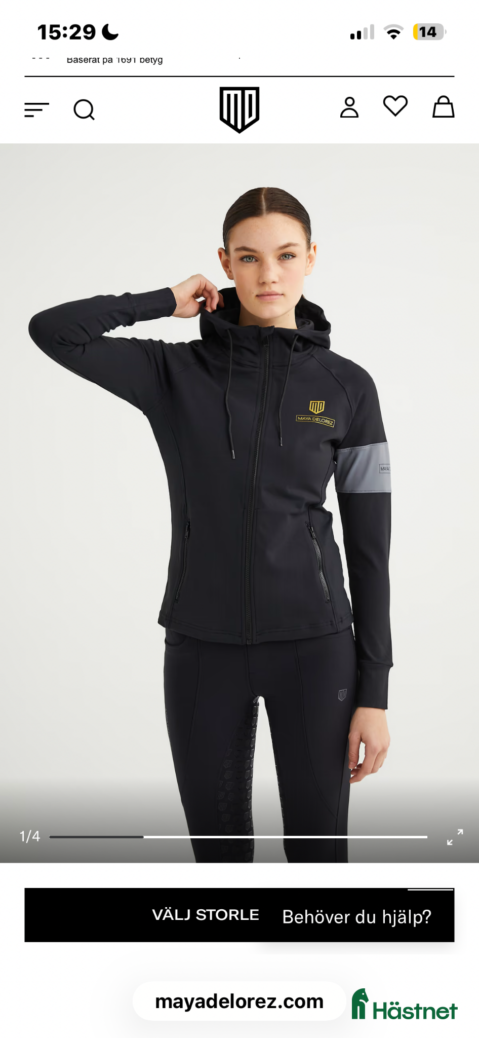 Övrigt Ridkläder ryttarutrustning till salu: Maya Delorez Hoodie - Annons 3
