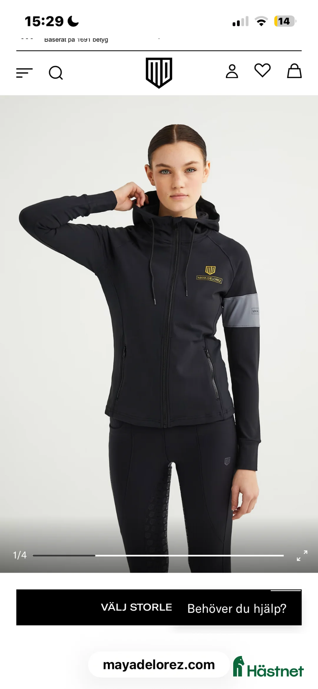 Övrigt Ridkläder ryttarutrustning till salu: Maya Delorez Hoodie - Annons 1