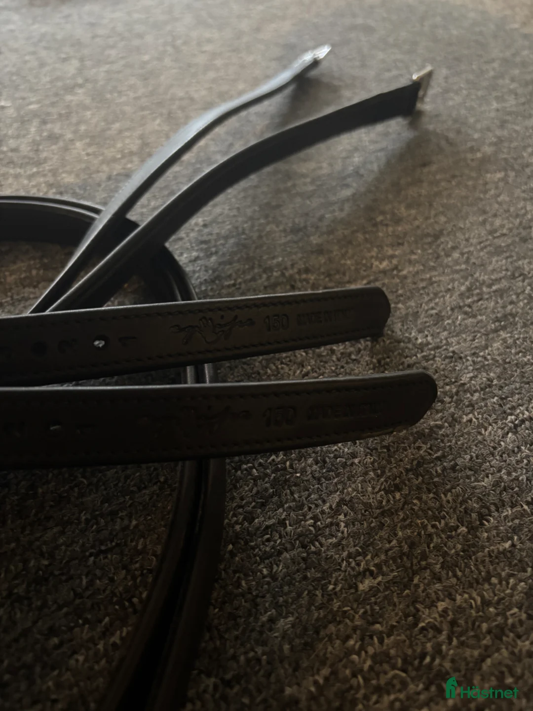 Sadeltillbehör hästutrustning till salu: Svarta stigläder Equipe 150 - Annons 2