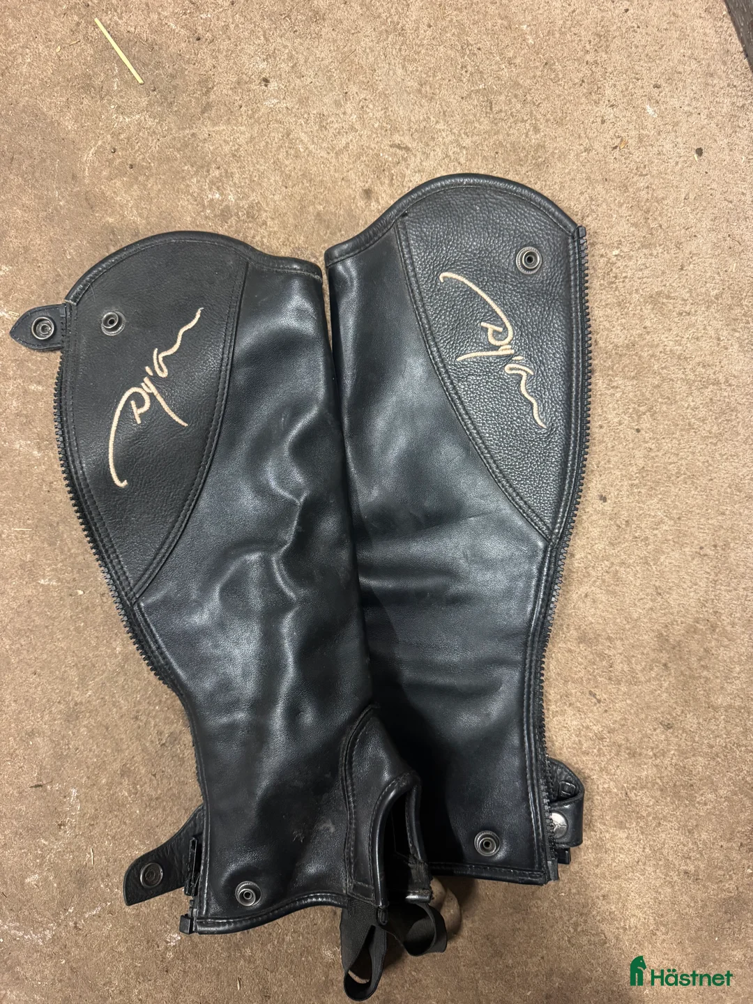 Ridstövlar ryttarutrustning till salu: Svarta shortchaps från dyón  i Skövde - Annons 2