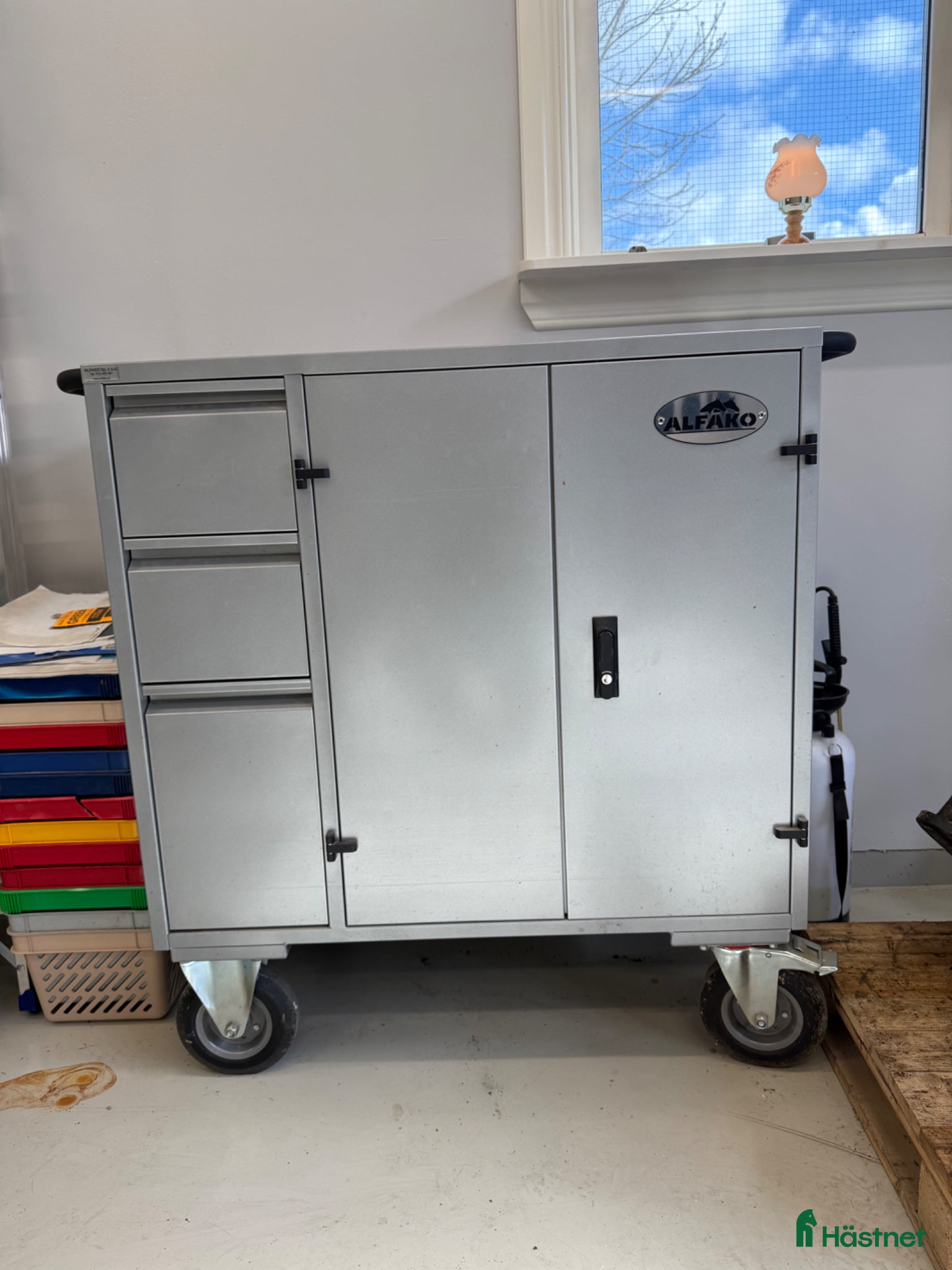 Övrig utrustning övrig utrustning till salu: Sadelskåp Alfako MIDI eco stål - Annons 17