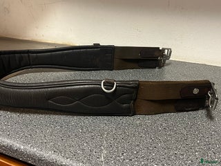 Sadeltillbehör hästutrustning till salu: Anatomisk lädergjord från HS 120 cm i Örby - Annons 8