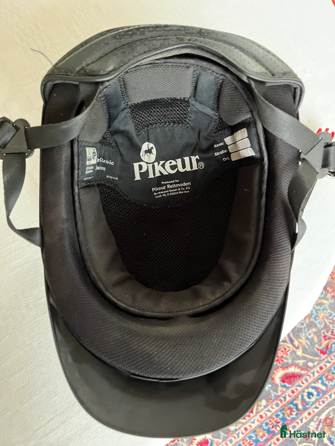 Hjälmar ryttarutrustning till salu: Svart Pikeur ridhjälm - Annons 2