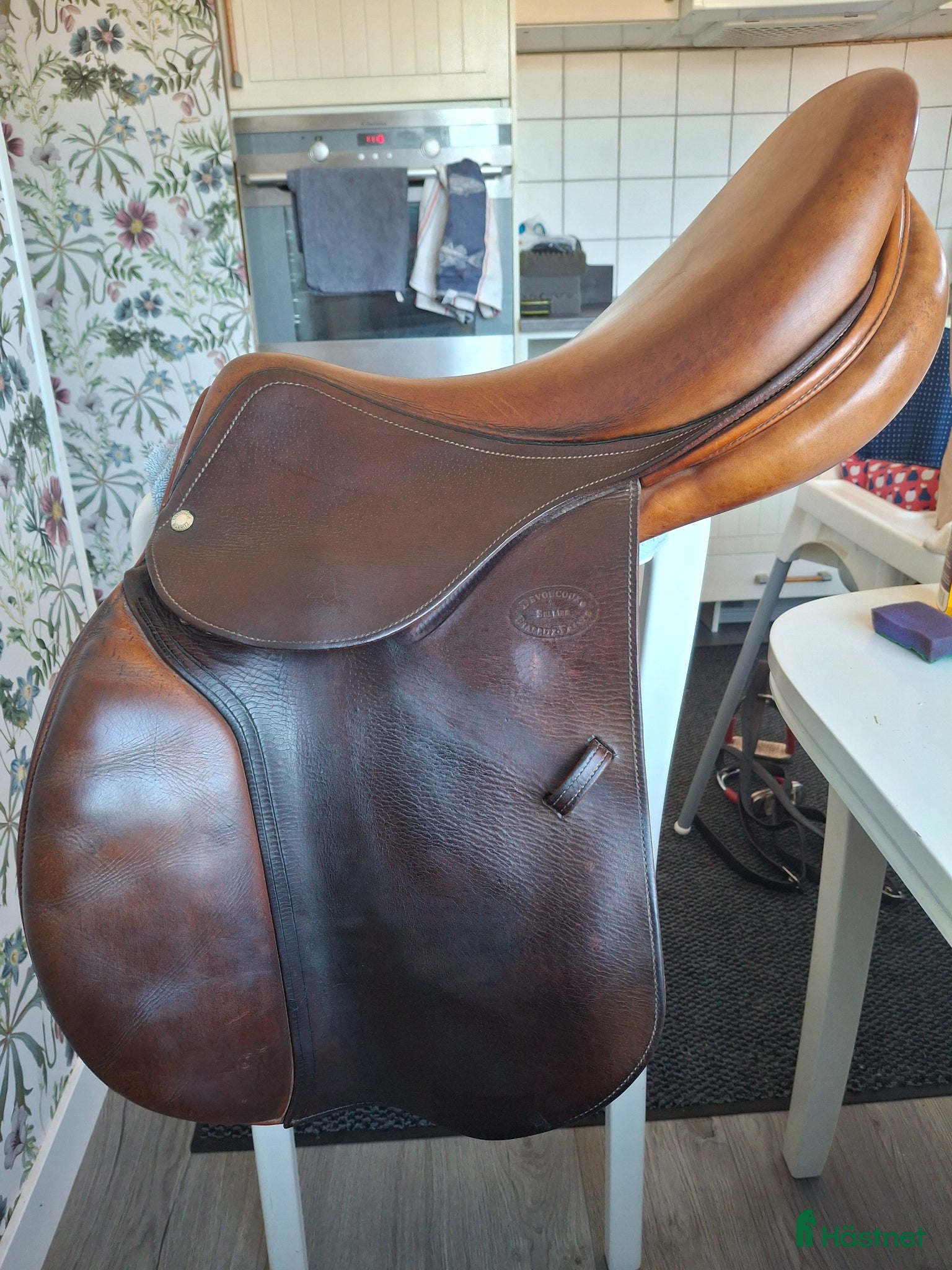 Sadlar hästutrustning Brun Devoucoux hoppsadel - Annons 15