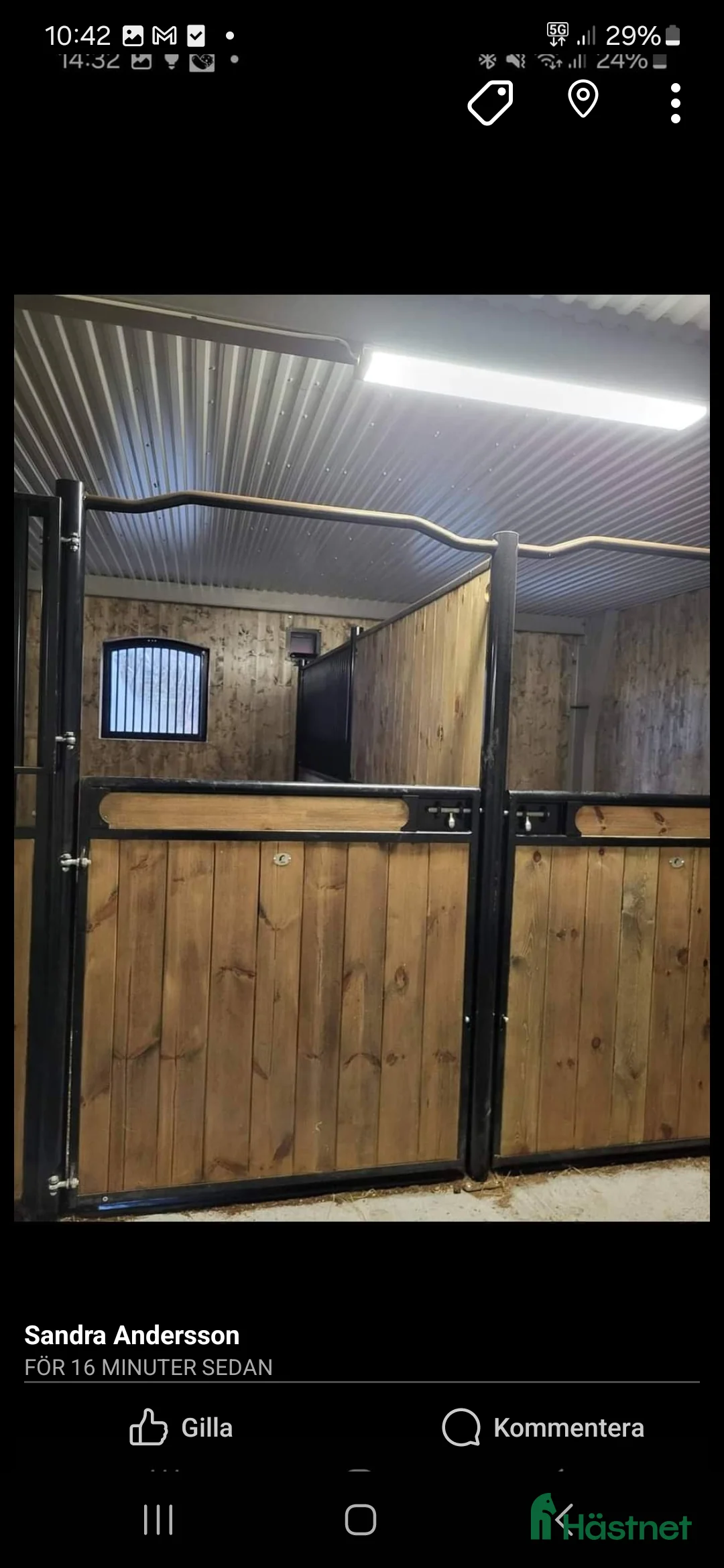  stallplats finnes: Fullservice stall i Märsta - Annons 5