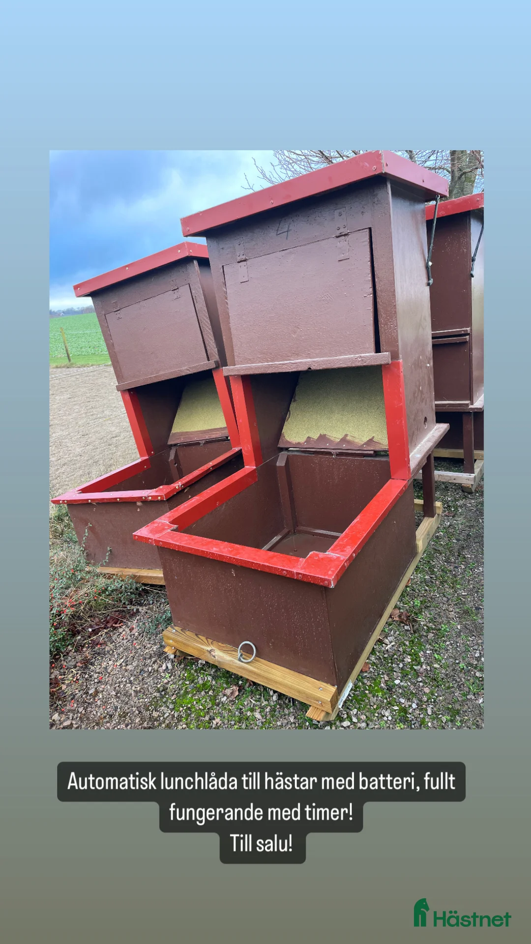 Stallinredning, stängsel & gård övrig utrustning till salu: Foderautomat  - Annons 1