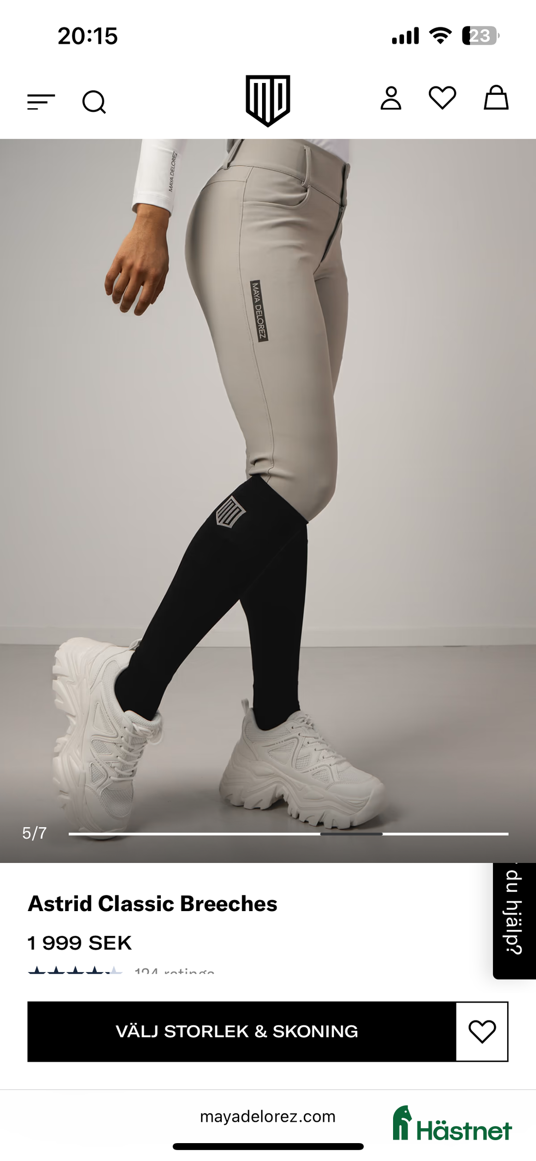 Ridbyxor ryttarutrustning till salu: Maya delorez ridbyxor  i Mullsjö - Annons 9