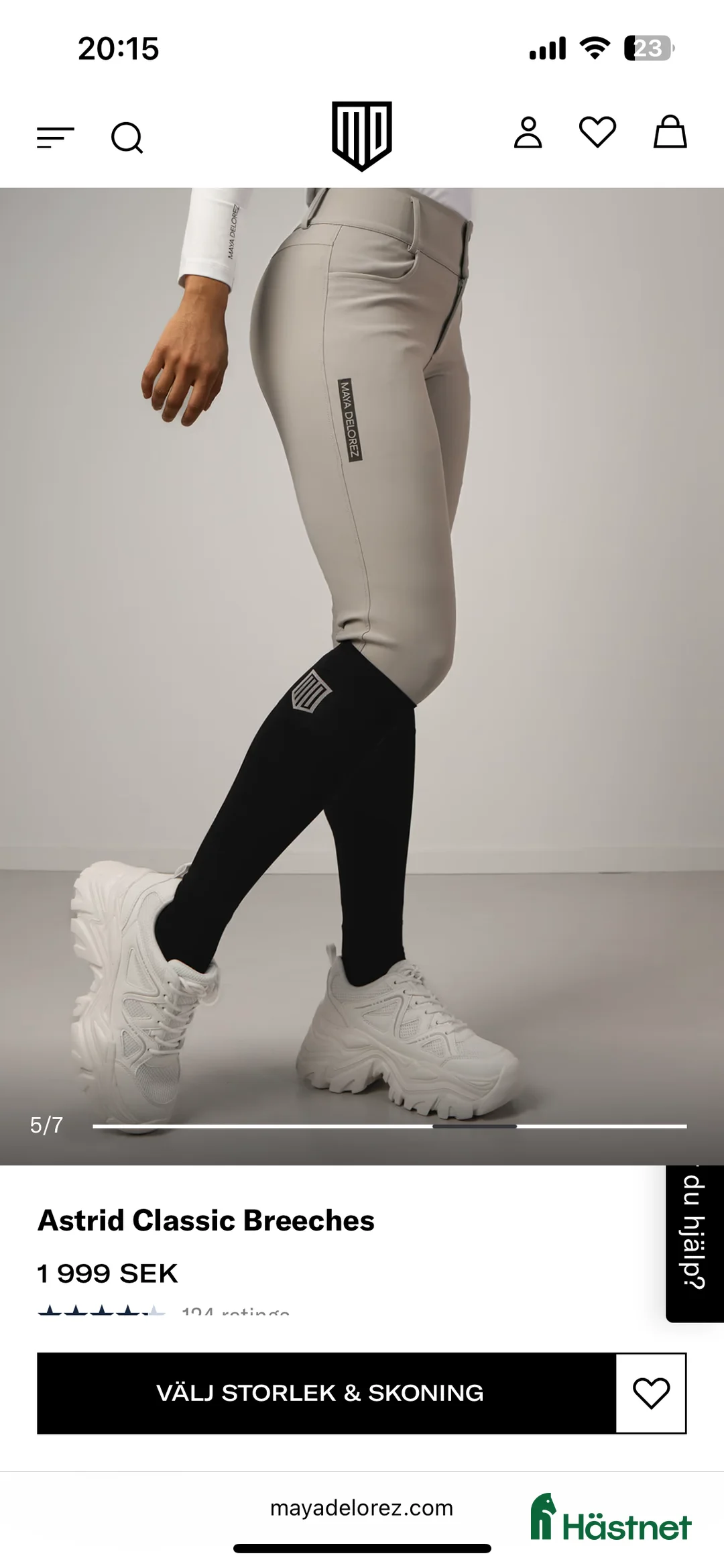 Ridbyxor ryttarutrustning till salu: Maya delorez ridbyxor  i Mullsjö - Annons 9