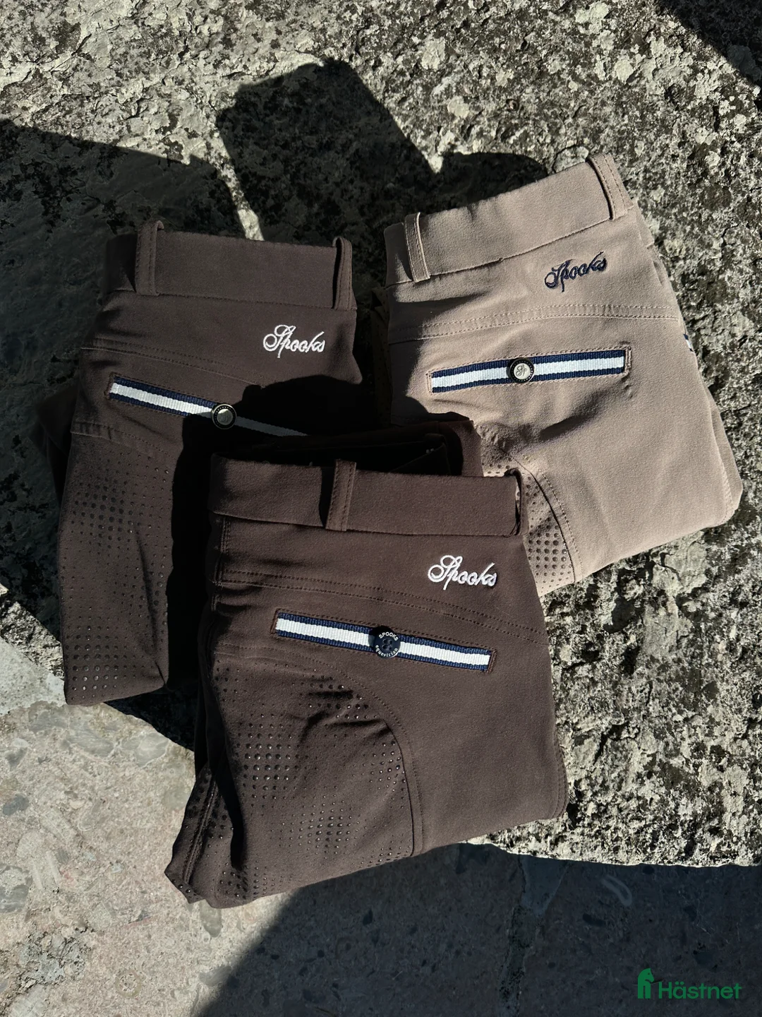 Ridbyxor ryttarutrustning till salu: Ridbyxor Spooks 3st, stl XXS, XS, S, 200kr/st - Annons 1