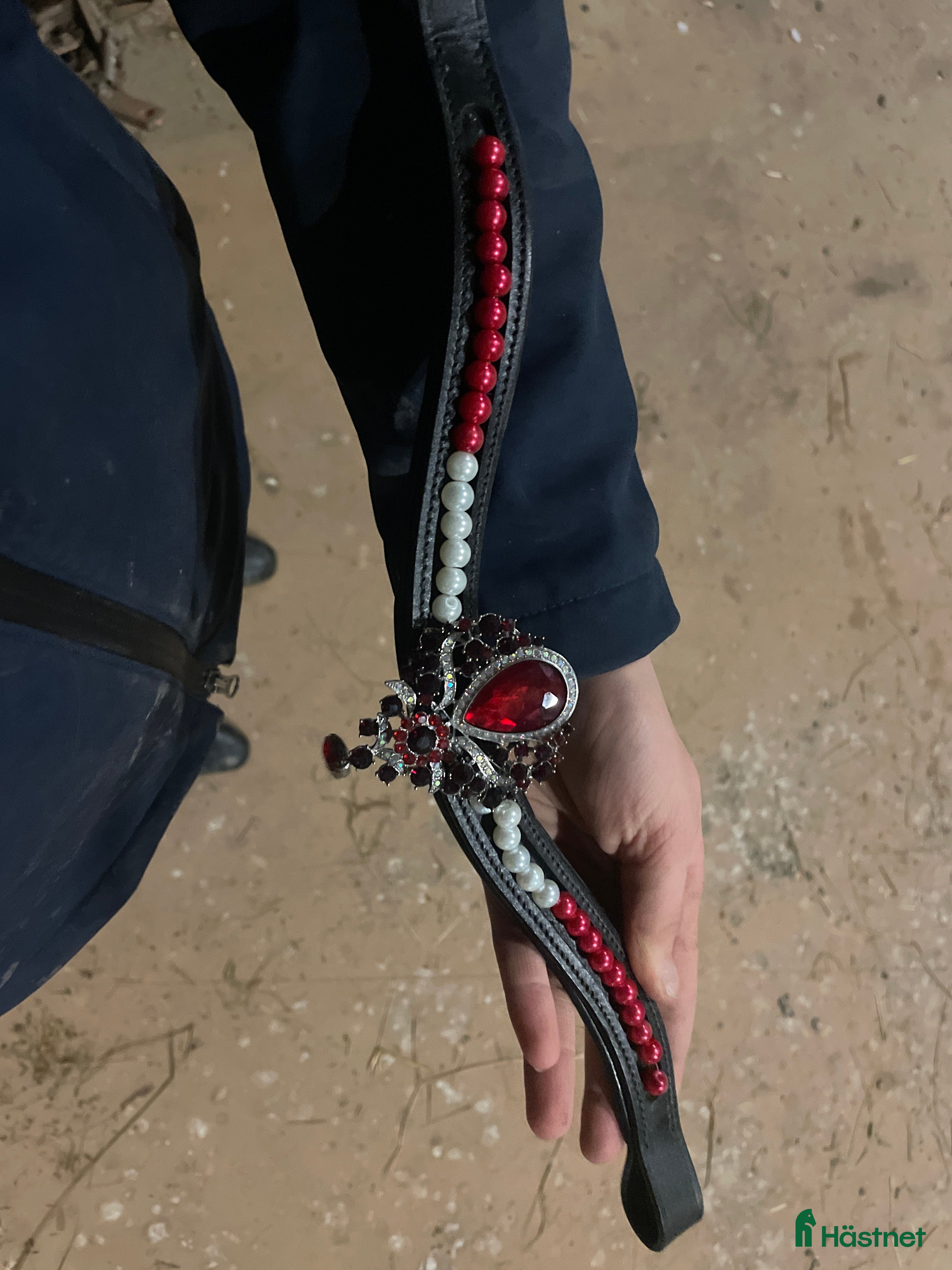 Träns hästutrustning till salu: Fint rött pannband i Västerås - Annons 7