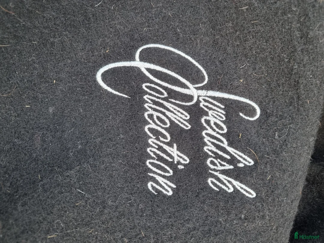 Täcken hästutrustning till salu: Ulltäcke med fina detaljer i Tvååker - Annons 3