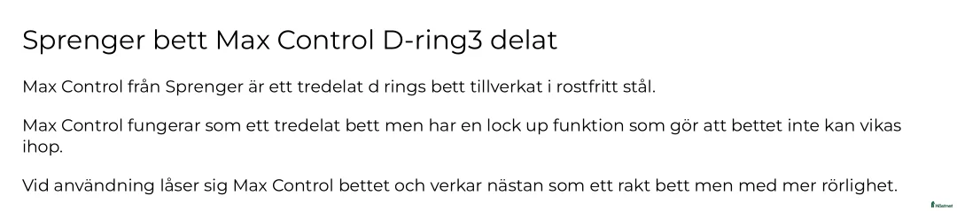 Bett hästutrustning till salu: Metalab bling och ett sprenger Max control 13,5 i Lund - Annons 4