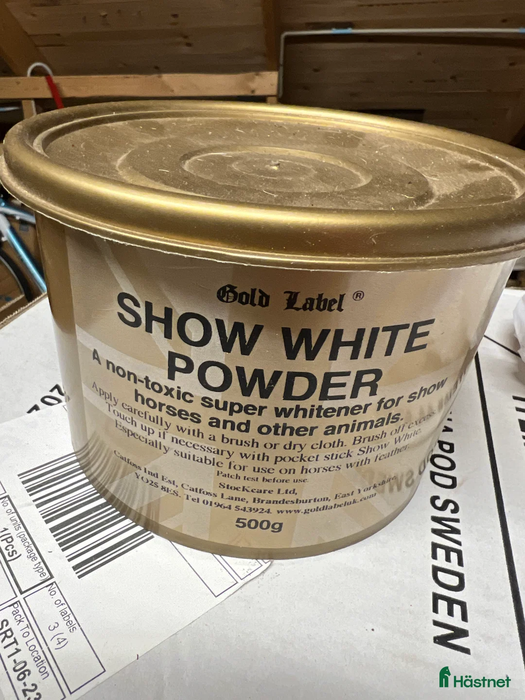 Övrig Hästutrustning hästutrustning till salu: Show white powder i Jonstorp - Annons 1