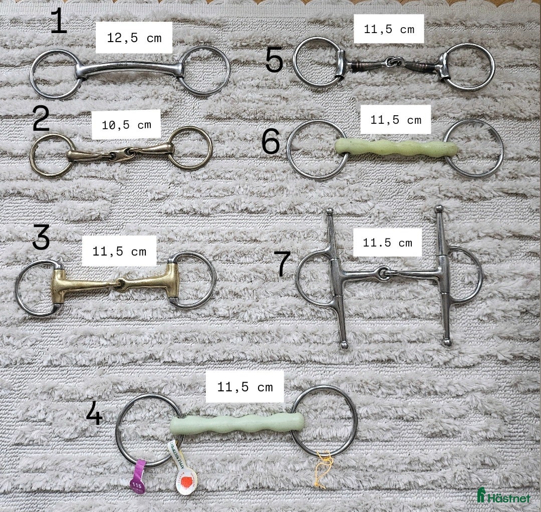 Bett hästutrustning till salu: Olika bett, 10,5 cm 11,5 cm 12,5 cm i Hägersten - Annons 14