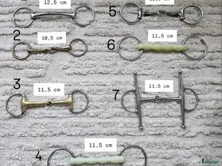 Bett hästutrustning till salu: Olika bett, 10,5 cm 11,5 cm 12,5 cm i Hägersten - Annons 3