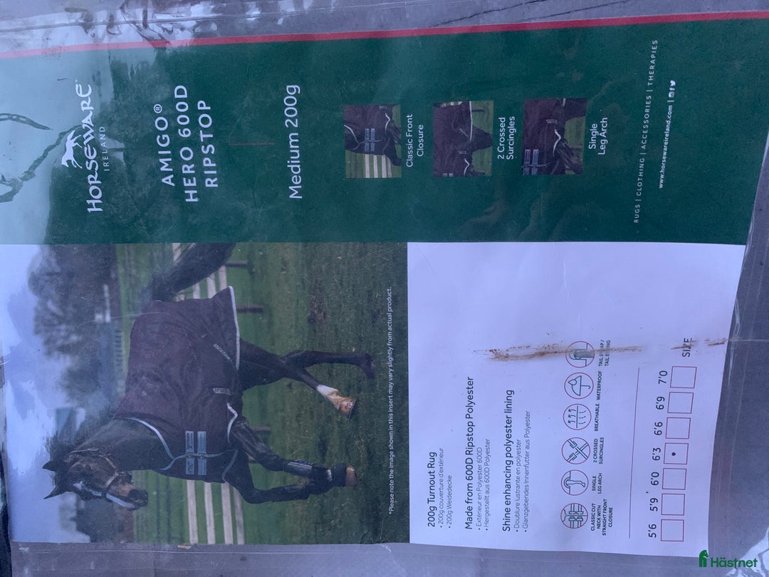 Täcken hästutrustning till salu: 200 grams utetäcke  i Glanshammar - Annons 4