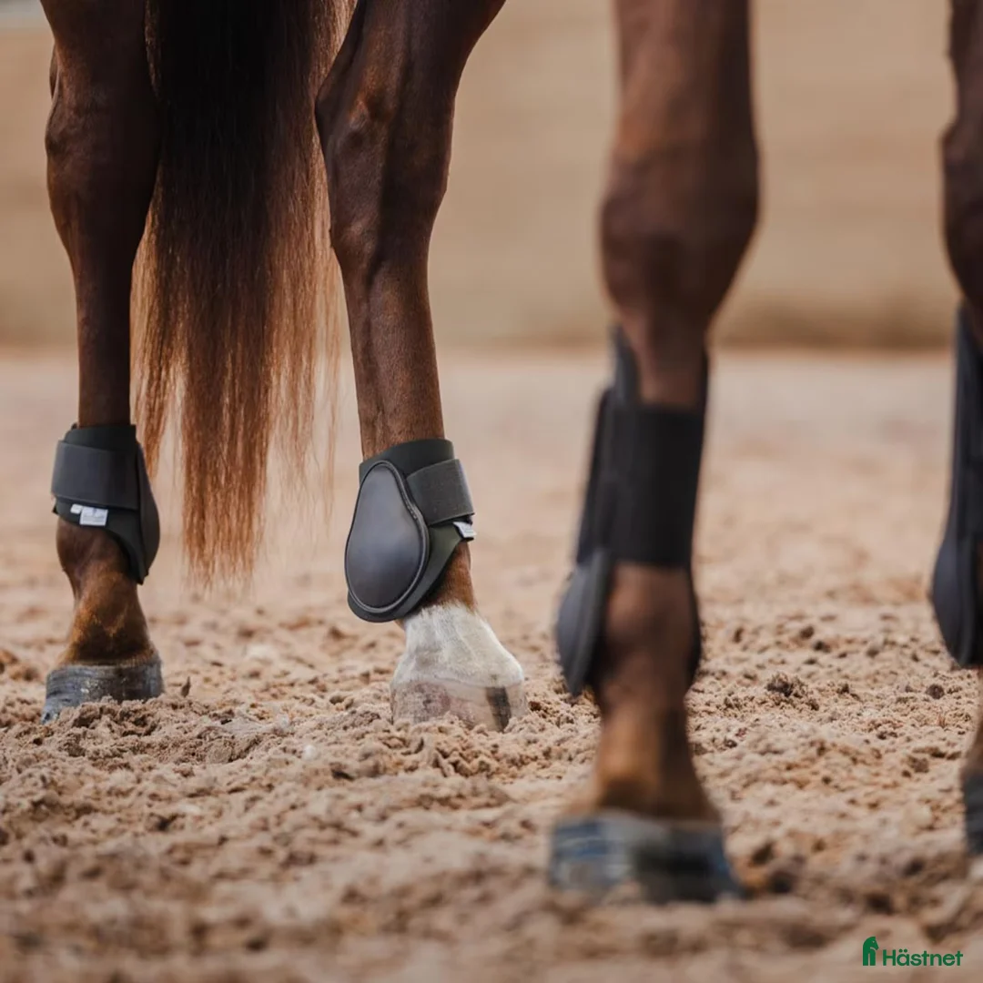 Benskydd hästutrustning till salu: Bruna Bakstrykkappor storlek:Shettis  - Annons 6