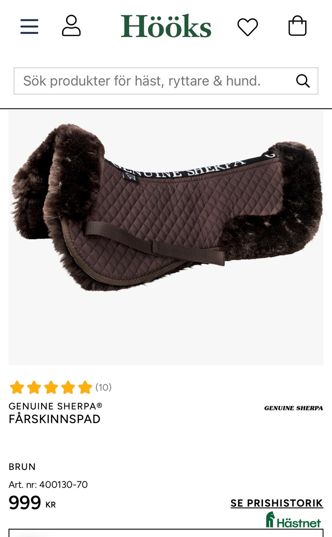 Schabrak & Vojlockar hästutrustning till salu: Padd i storlek M i Sundsvall - Annons 3