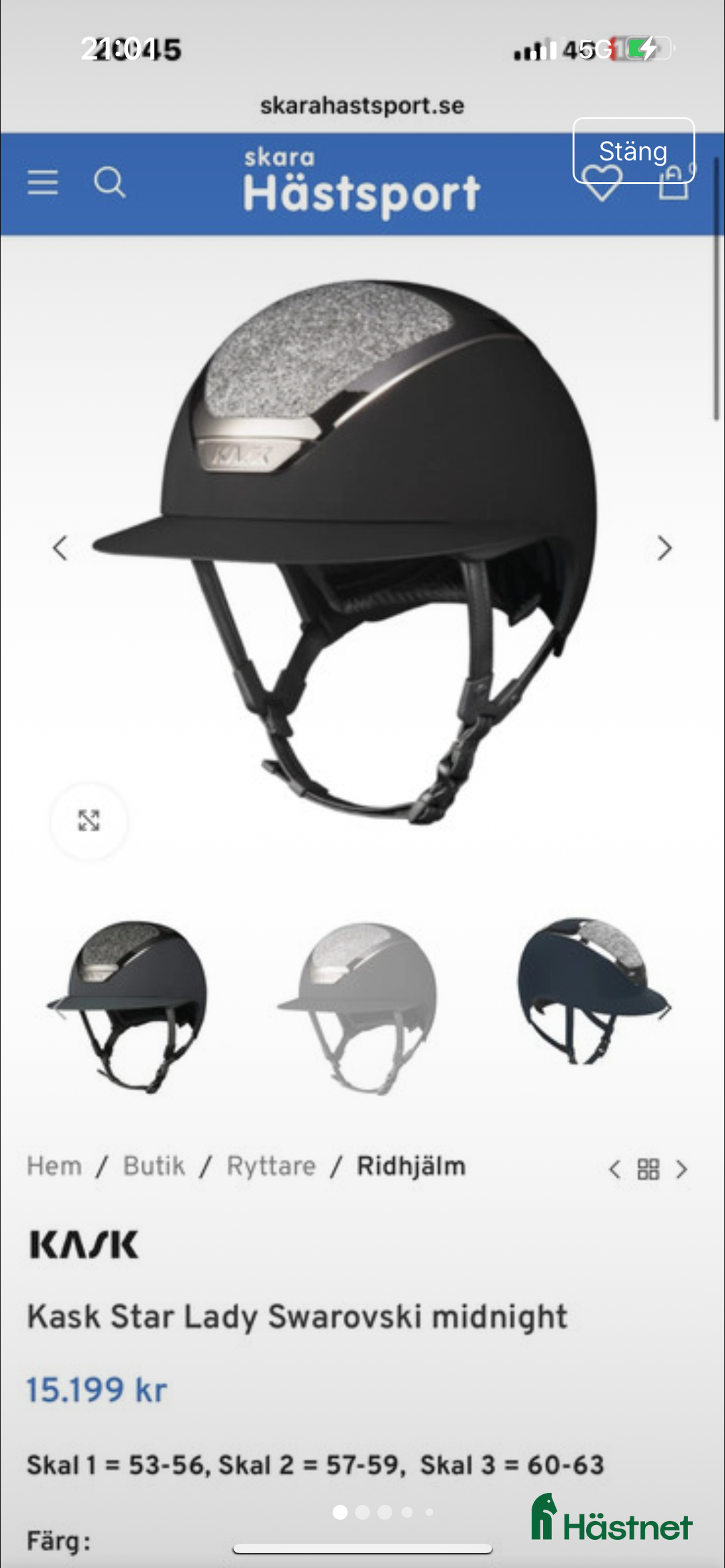 Hjälmar ryttarutrustning till salu: Tävlingshjälm  i Enköping - Annons 5