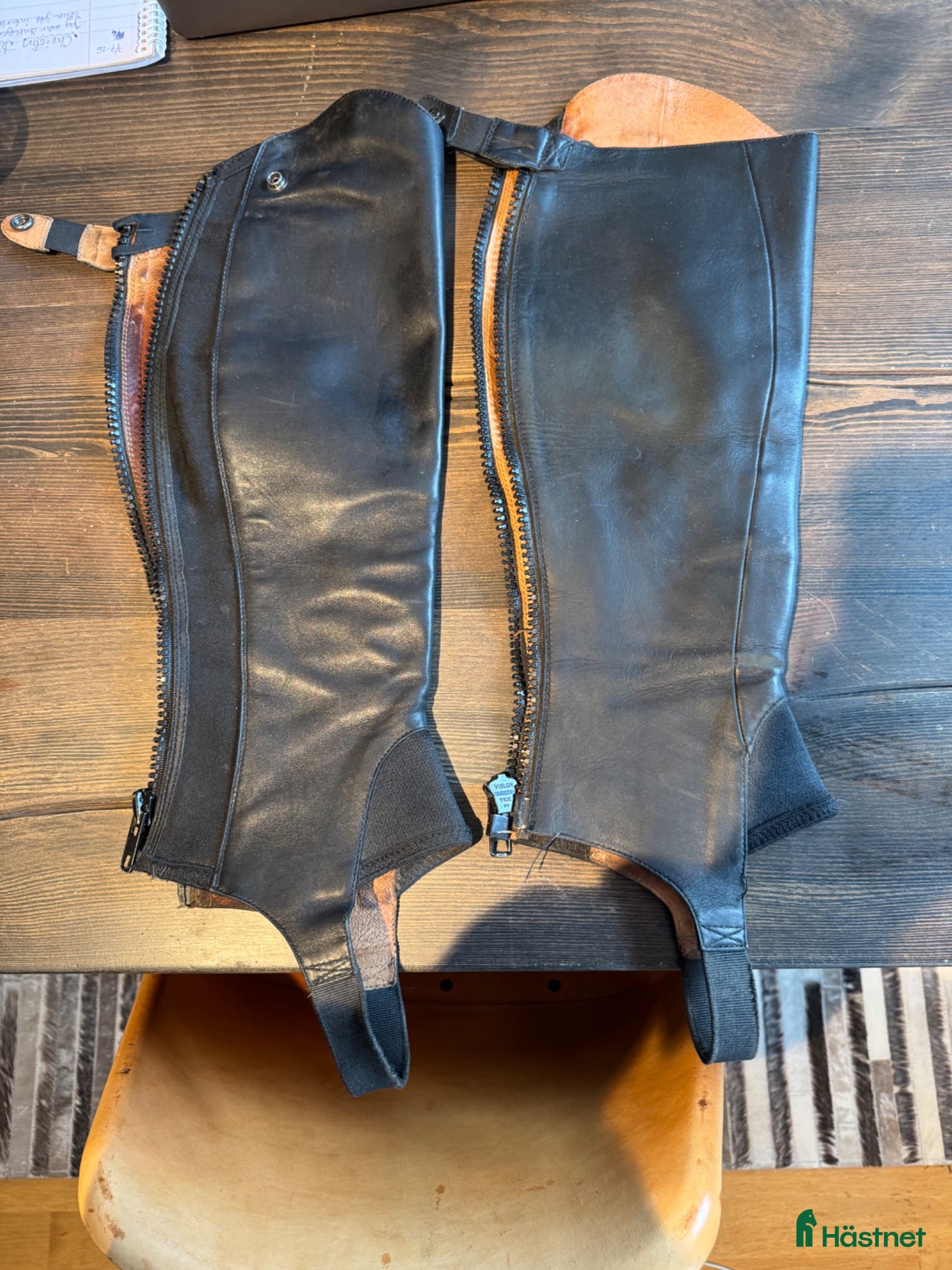 Övrig Ryttarutrustning ryttarutrustning till salu: Ariat Chaps läder stl LT (Large Tall) - Annons 8