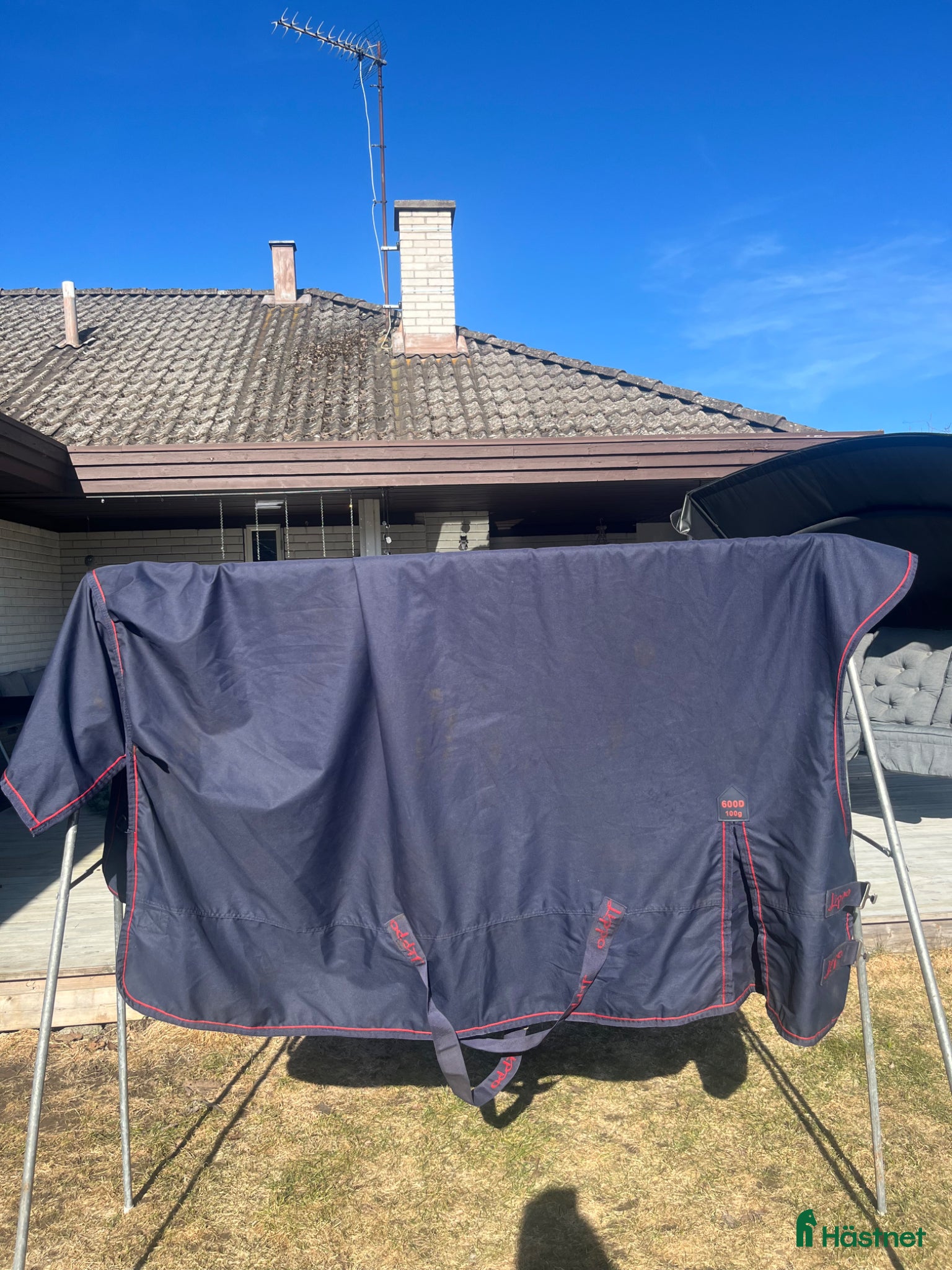 Täcken hästutrustning Lippo Basic 600D Regntäcke  - Annons 3