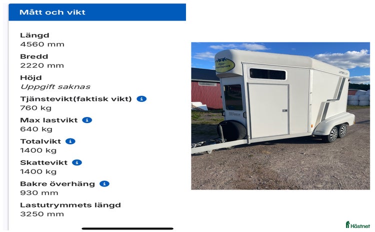 Hästtransporter  fordon & transport till salu i Västerås - Annons 13
