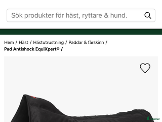 Sadeltillbehör hästutrustning till salu: EQUIXPERT PAD ANTISHOCK BRUN i Halmstad - Annons 3