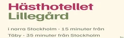  hästservice finnes: Hästhotell i Stockholm  - Annons 1
