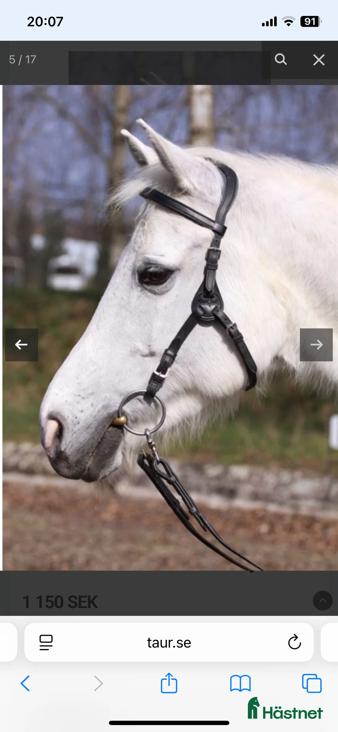 Träns hästutrustning till salu: Anatomiskt huvudlag i Visby - Annons 2