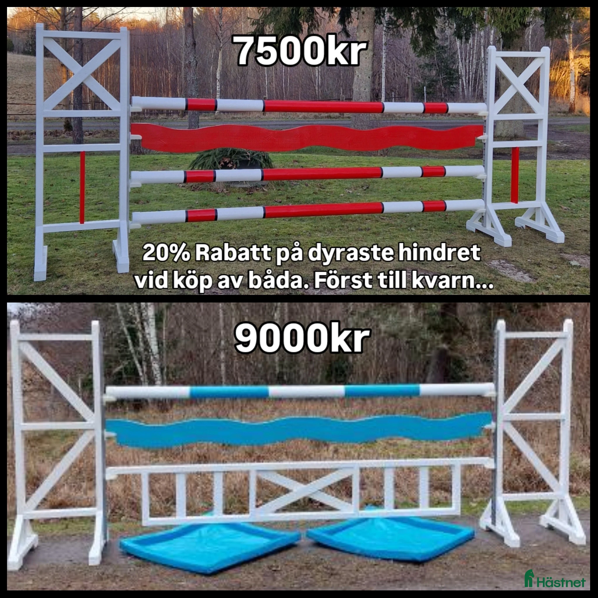 Övrig utrustning övrig utrustning till salu: Kompletta hopphinder - Annons 21