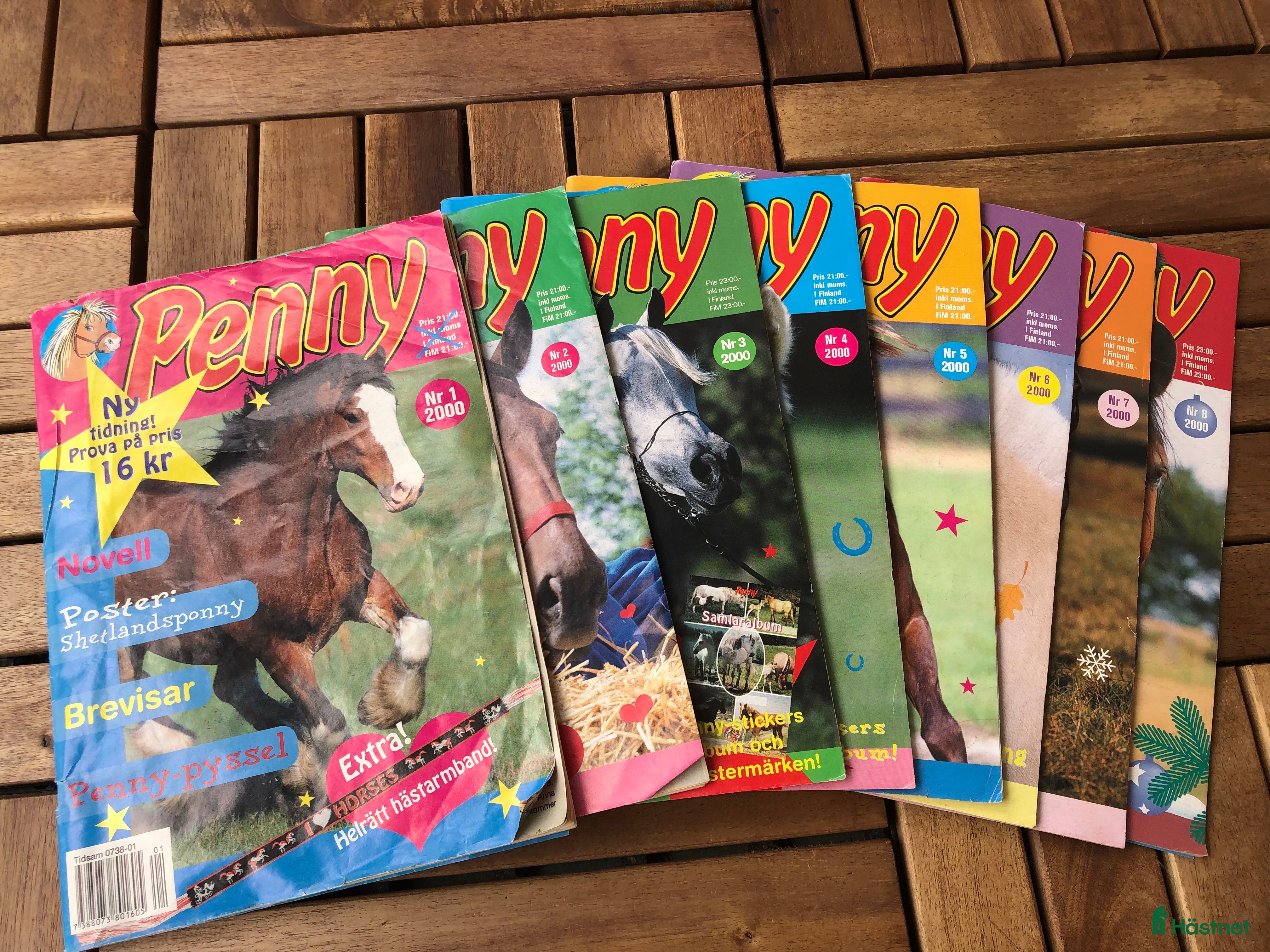Hästinspirerad heminredning övrig utrustning till salu: Pennytidningar år 2000 i Växjö - Annons 2