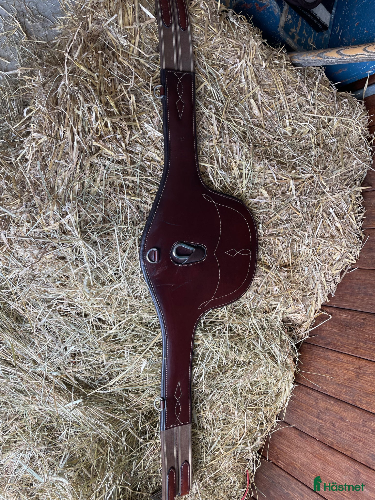 Sadeltillbehör hästutrustning Brun sadelgjord hoppgjord 125 cm - Annons 4