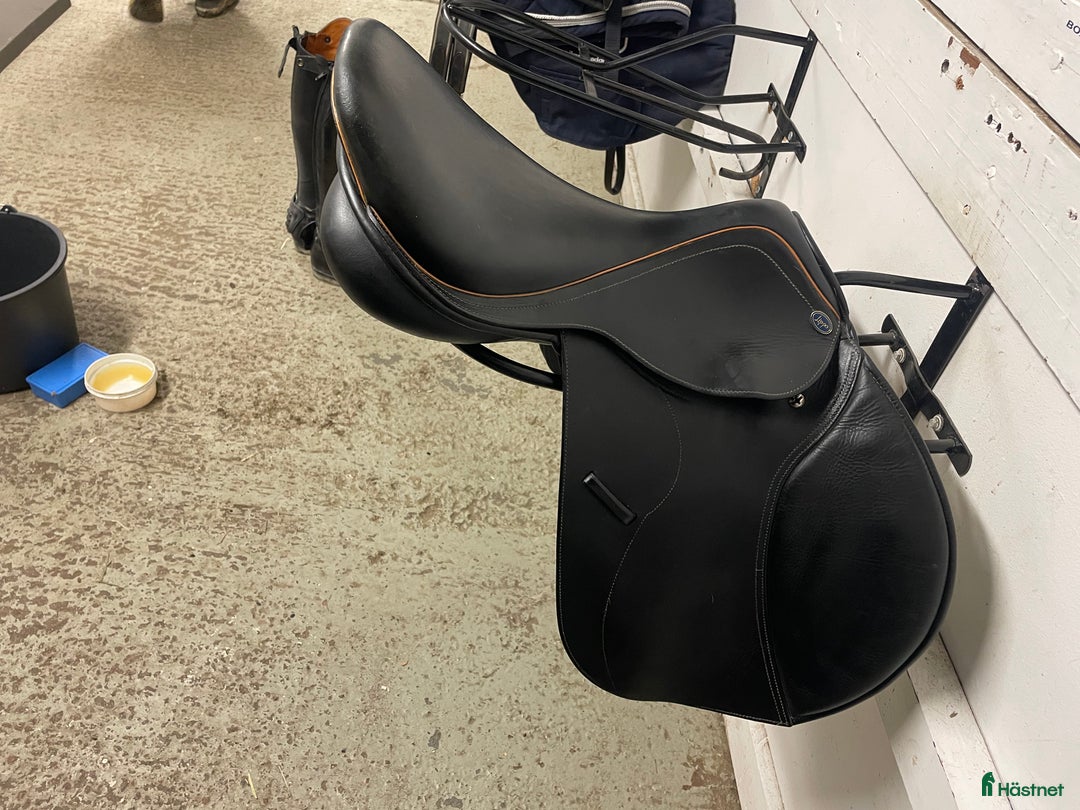 Sadlar hästutrustning till salu: Lippo Fazzino Sadel 16,5 tum Svart i Växjö - Annons 2