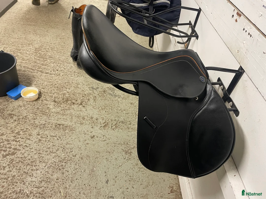 Sadlar hästutrustning till salu: Lippo Fazzino Sadel 16,5 tum Svart i Växjö - Annons 2
