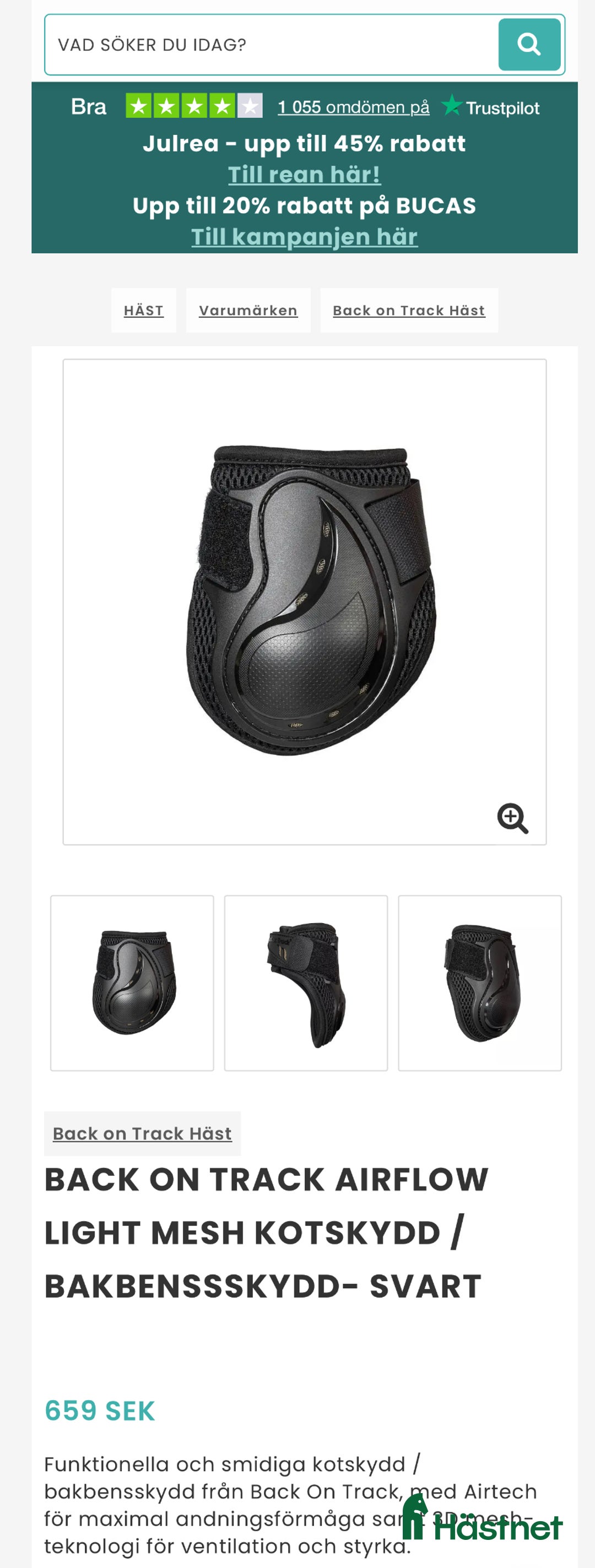 Benskydd hästutrustning till salu: Nya BoT senskydd i Vikingstad - Annons 8