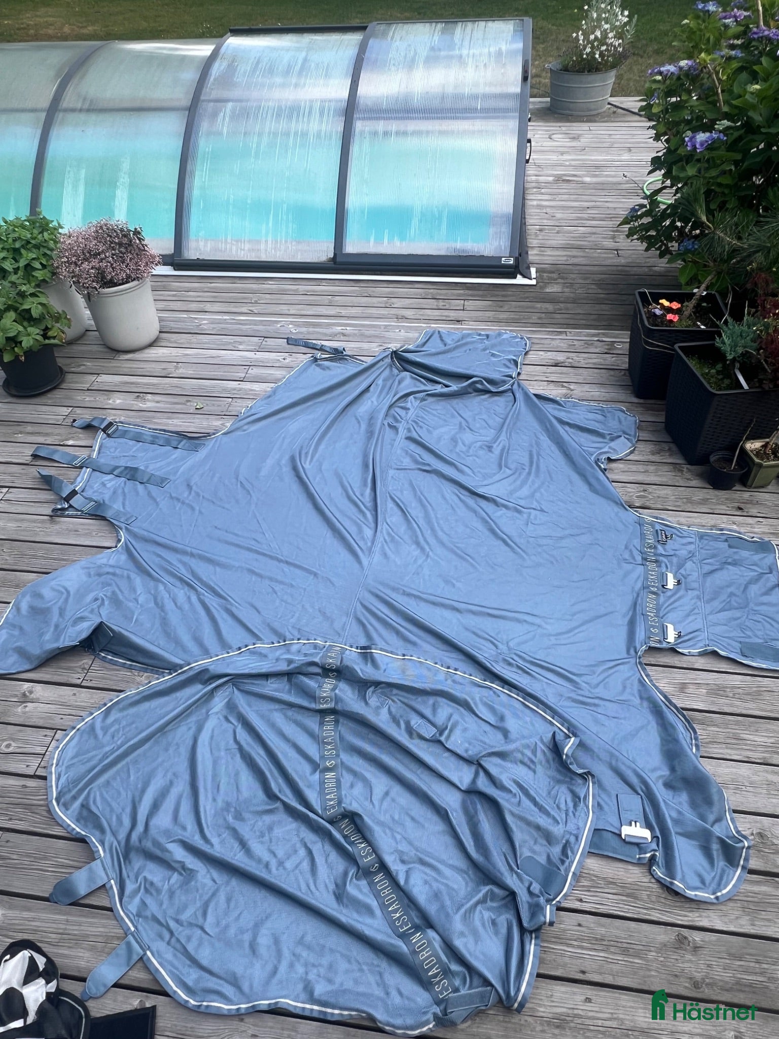 Täcken hästutrustning Eskadron Fly Detach-Neck flugtäcke 155 (XL) - Annons 3