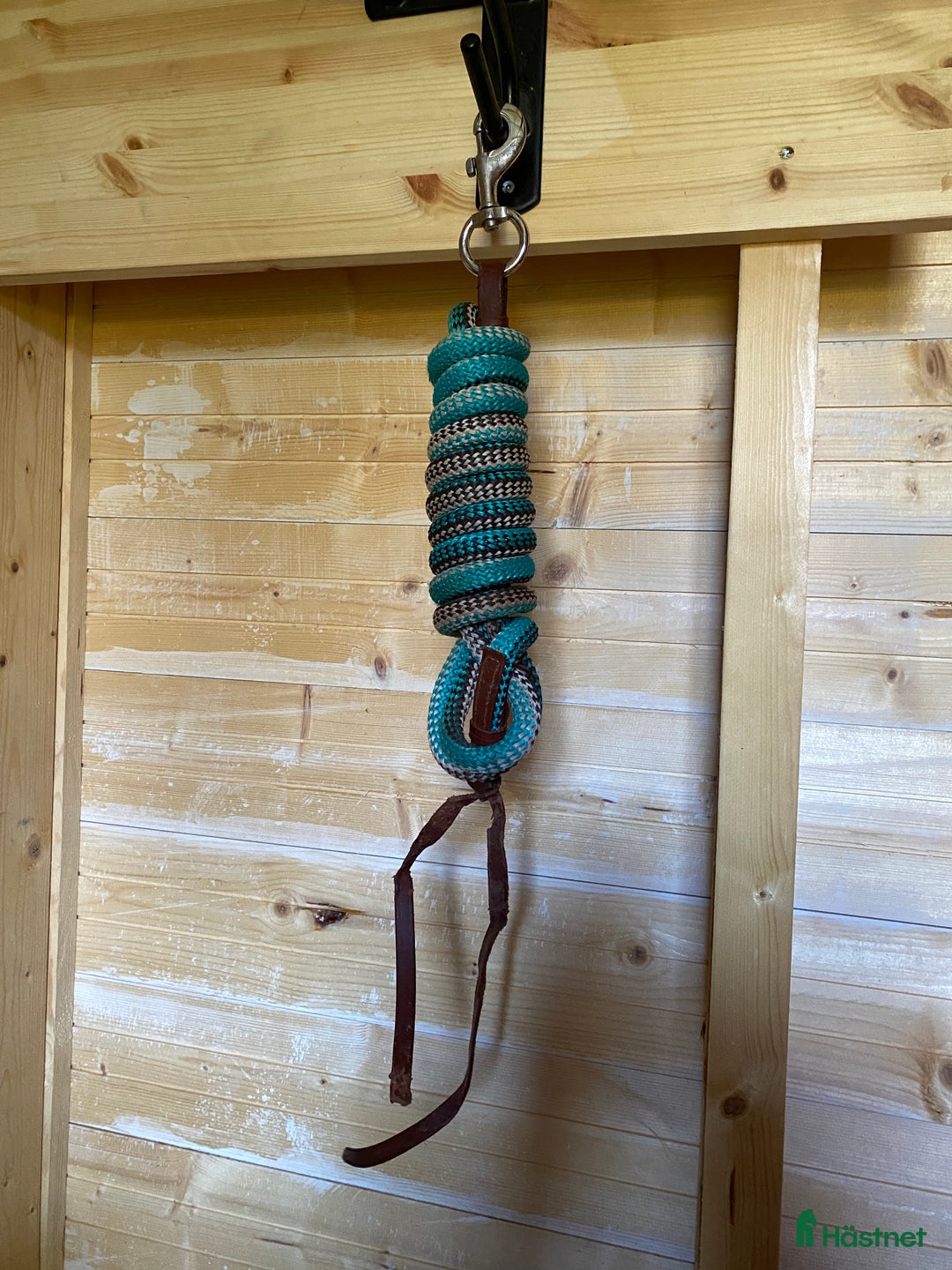 Övrig Hästutrustning hästutrustning till salu: Turkos repgrimma med långt grimskaft  i Haparanda - Annons 2