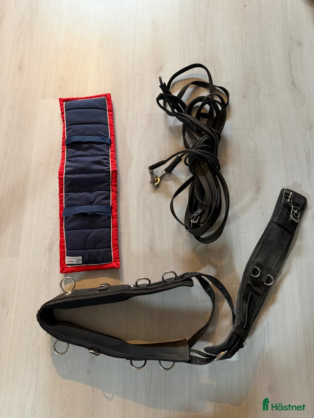 Övrig Hästutrustning hästutrustning till salu: Tömkörningsgjord, tömmar och padd - Annons 1