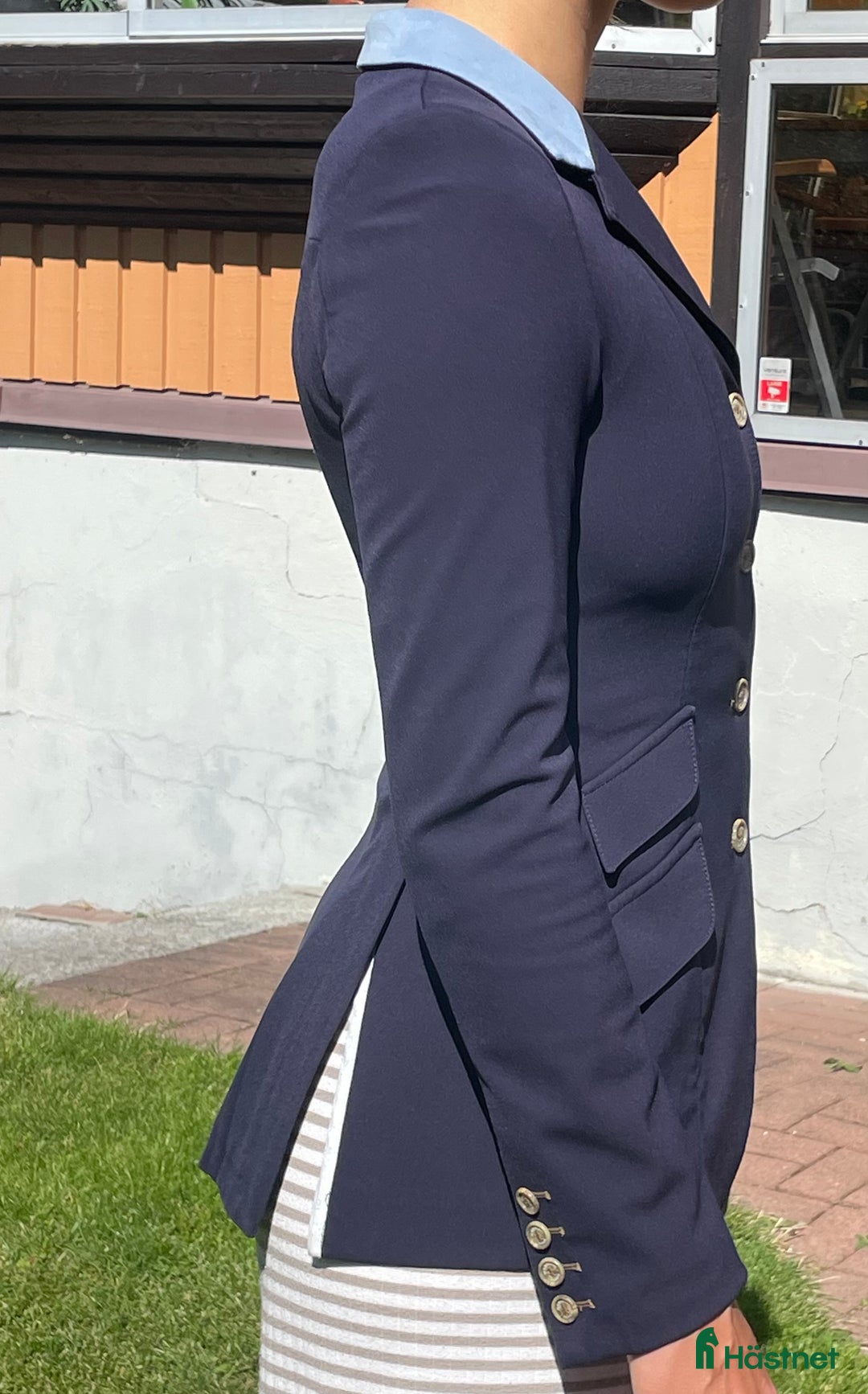 Jackor & Kavajer ryttarutrustning till salu: Blå Manfredi kavaj  i Enköping - Annons 7