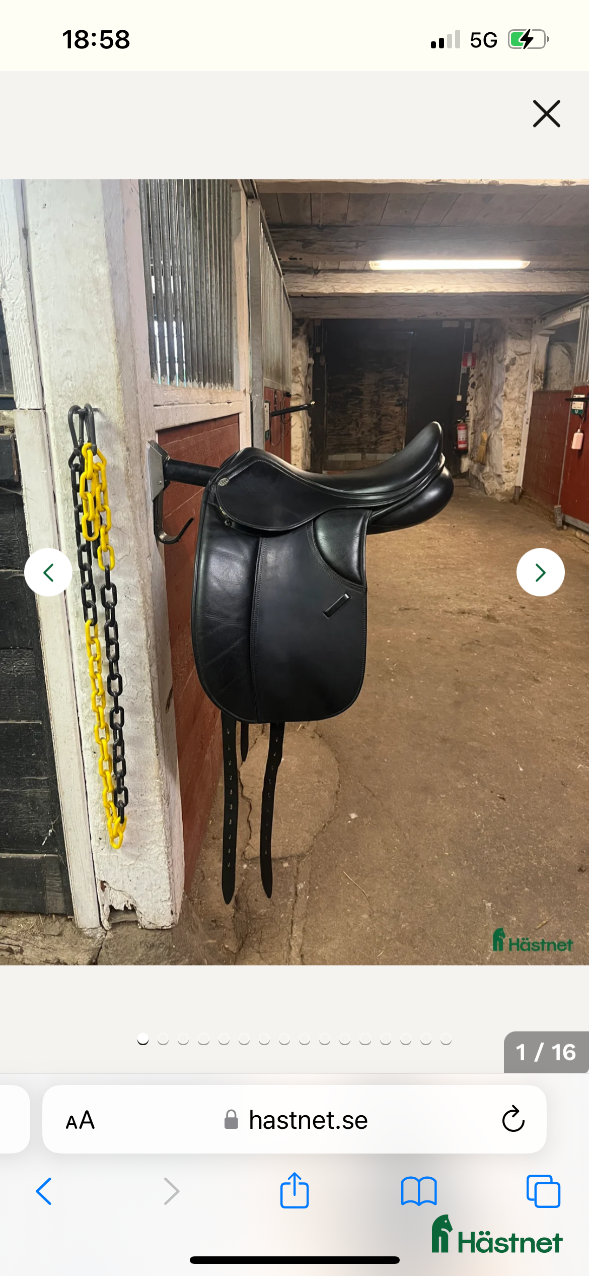 Sadlar hästutrustning till salu: Lippo Dressyrsadel som passar liten ryttare&ponny i Sollentuna - Annons 4