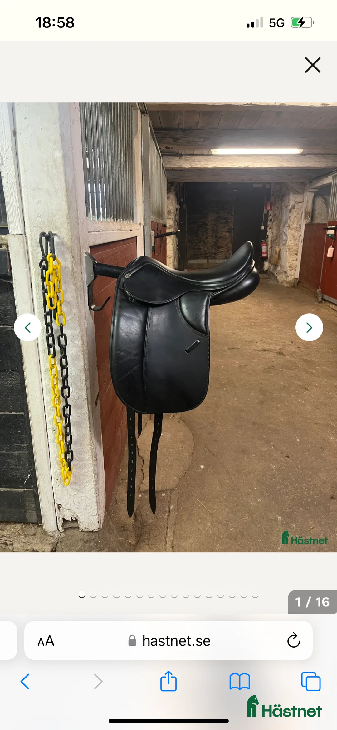 Sadlar hästutrustning till salu: Lippo Dressyrsadel som passar liten ryttare&ponny i Vallentuna - Annons 1