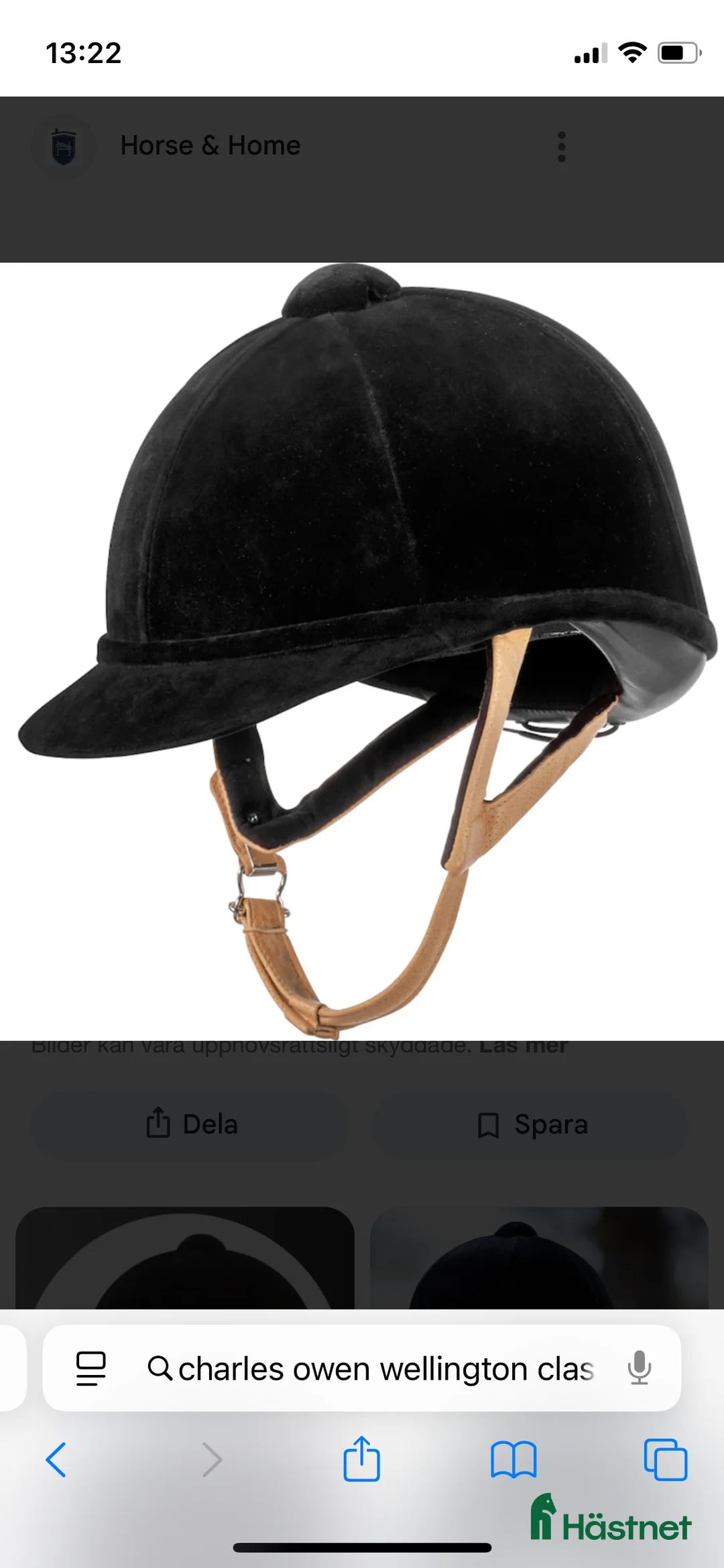 Hjälmar ryttarutrustning till salu: SÖKES Charles Owen hjälmar  i Stockholm - Annons 3