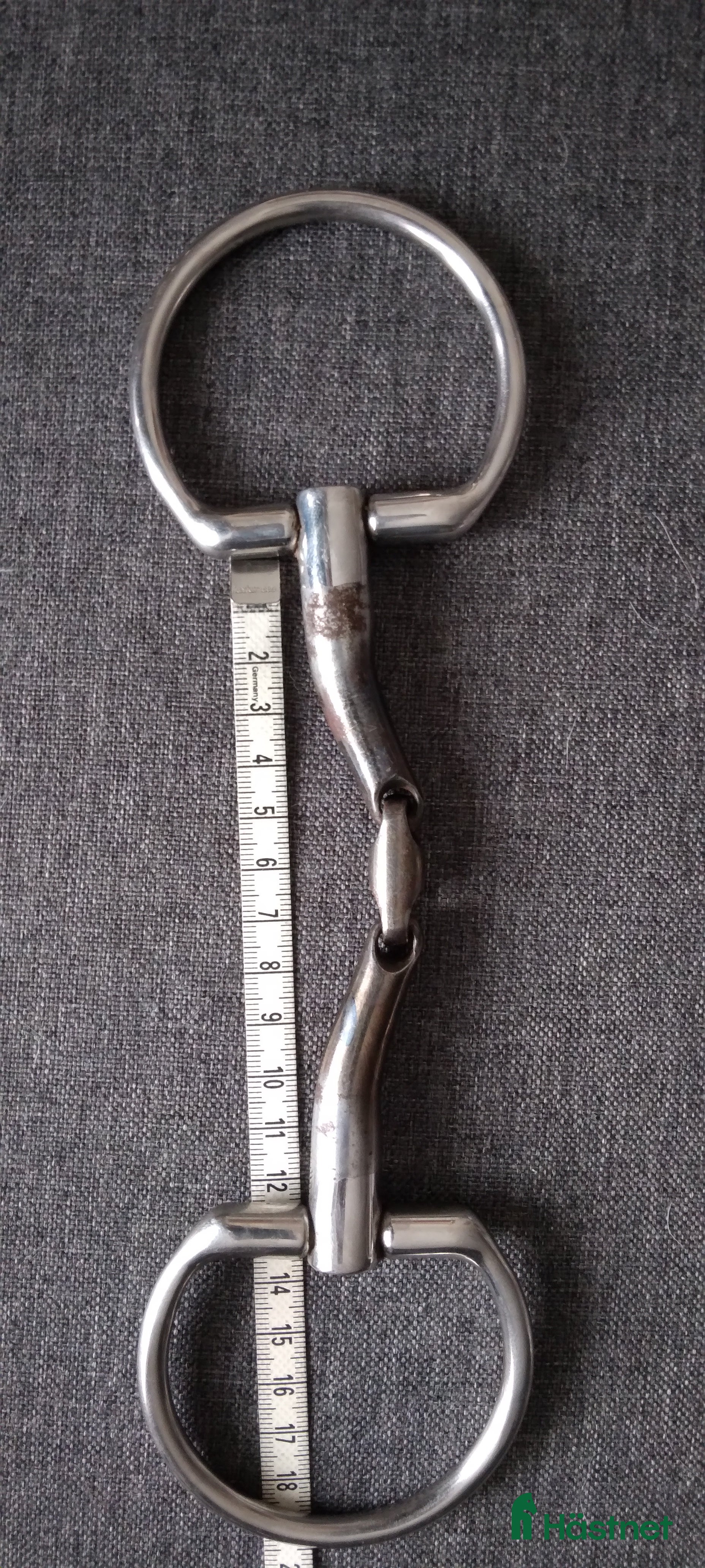 Bett hästutrustning Fagerbits Marcus sötmalm, fast ring, 125mm i Norrtälje - Annons 18