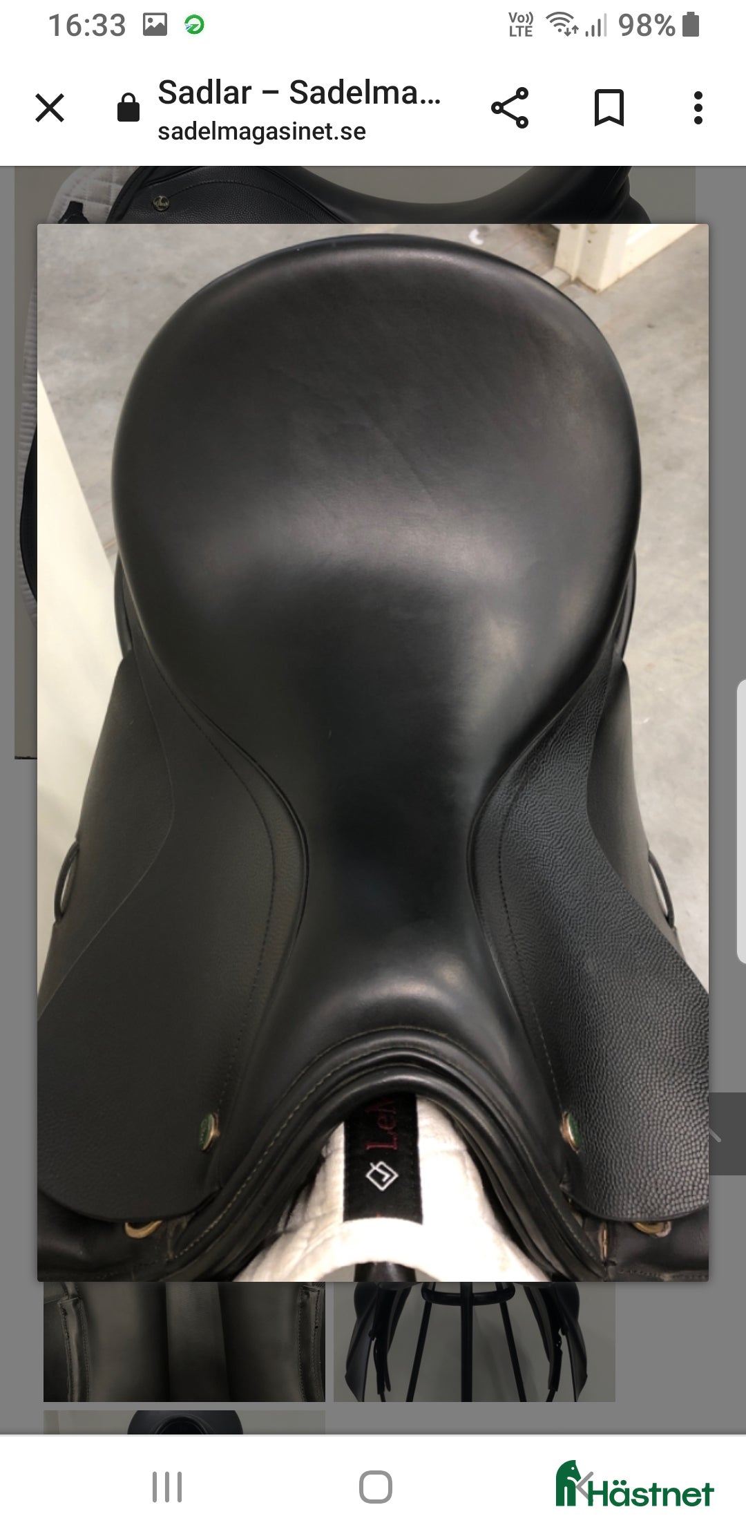 Sadlar hästutrustning till salu: Dressyrsadel  i Holm - Annons 4