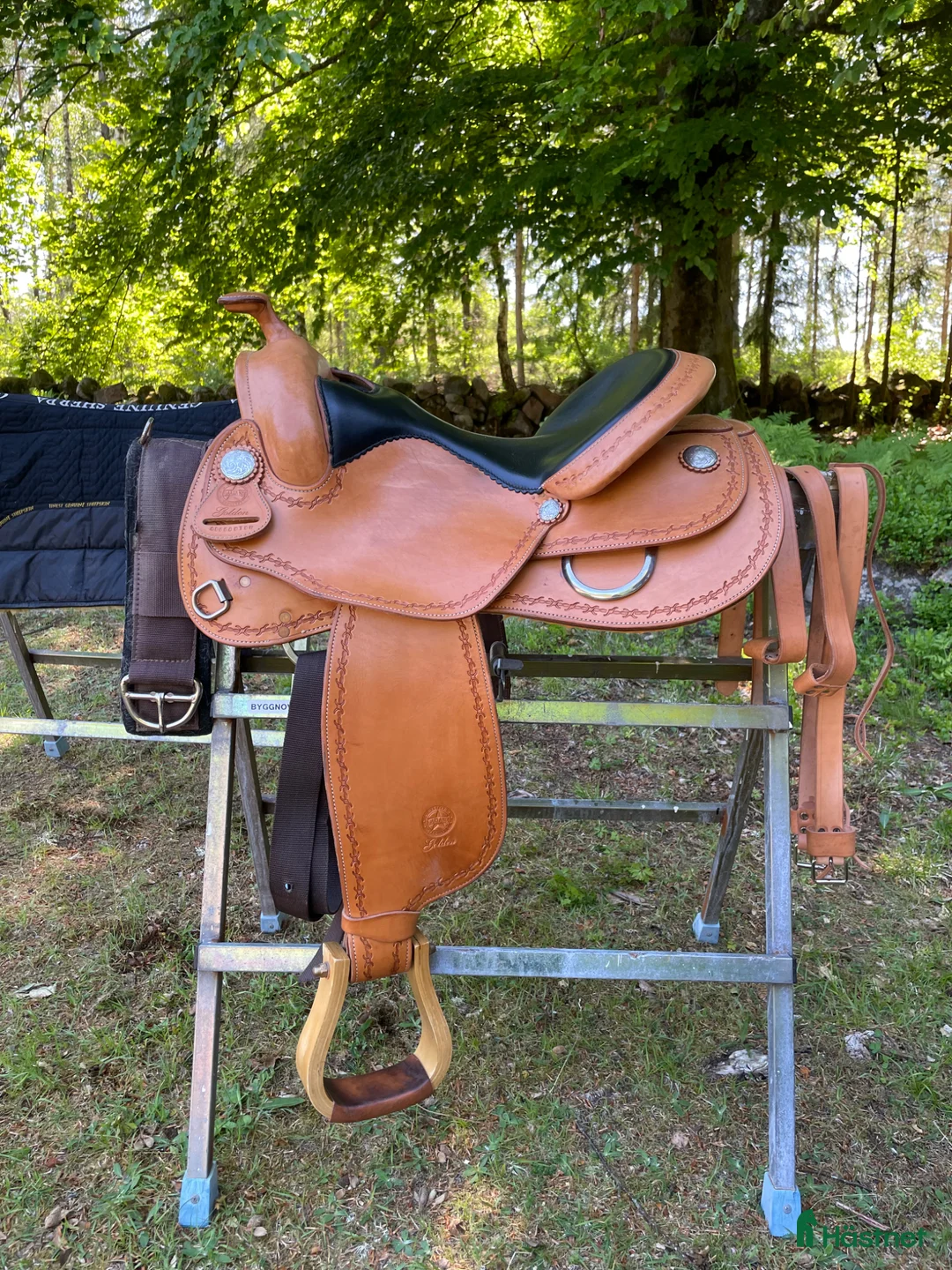 Sadlar hästutrustning till salu: Westernsadel Garland Golden Quarterhorse 16” - Annons 2