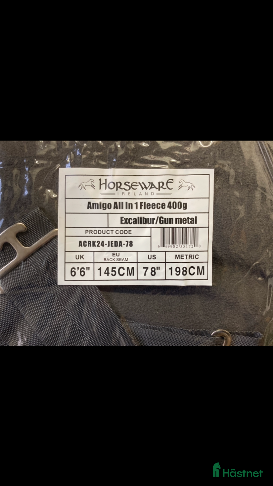 Täcken hästutrustning till salu: Horseware Fleecetäcke med hals, oanvänt. i Löddeköpinge - Annons 3